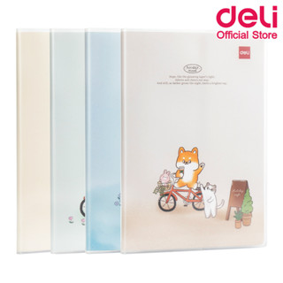 Deli N306 Notebook สมุดปกพลาสติก EVA ขนาด A5 (คละลาย 1 เล่ม) สมุดมีเส้นปกพลาสติก สมุด สมุดโน้ต สมุดบันทึก สมุดโน๊ตแฟนซี เครื่องเขียน