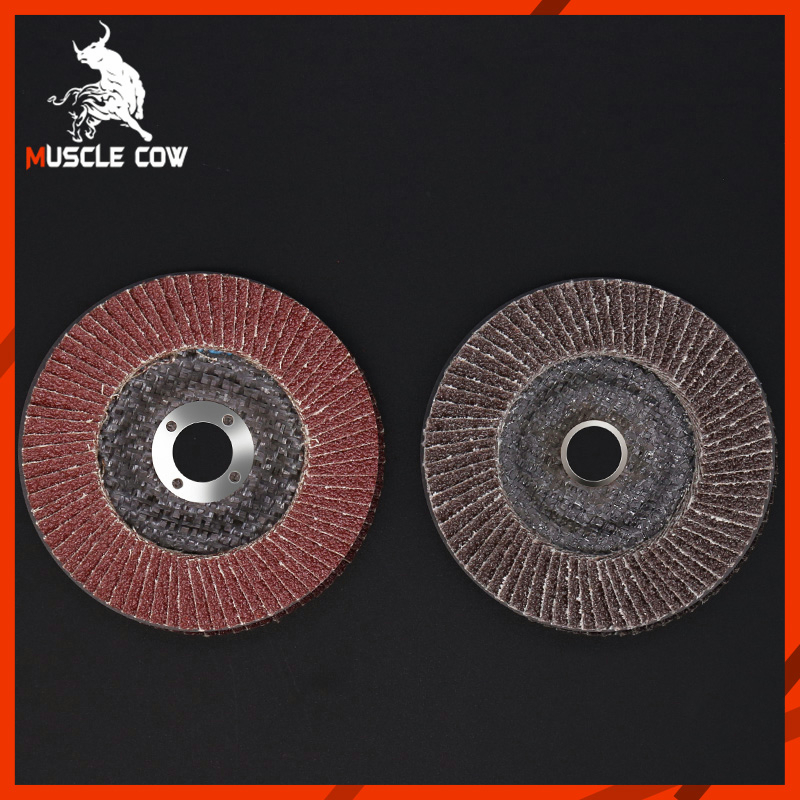 MUSCLE COW4นิ้วกระดาษทรายซ้อน ทรายซ้อนหลังแข็ง ผ้าทรายเรียงซ้อน จานทรายซ้อน ใบขัดไม้ ขัดเหล็ก เบอร์ 40 ถึงเบอร์ 120 10ใบ - รูปที่ 2