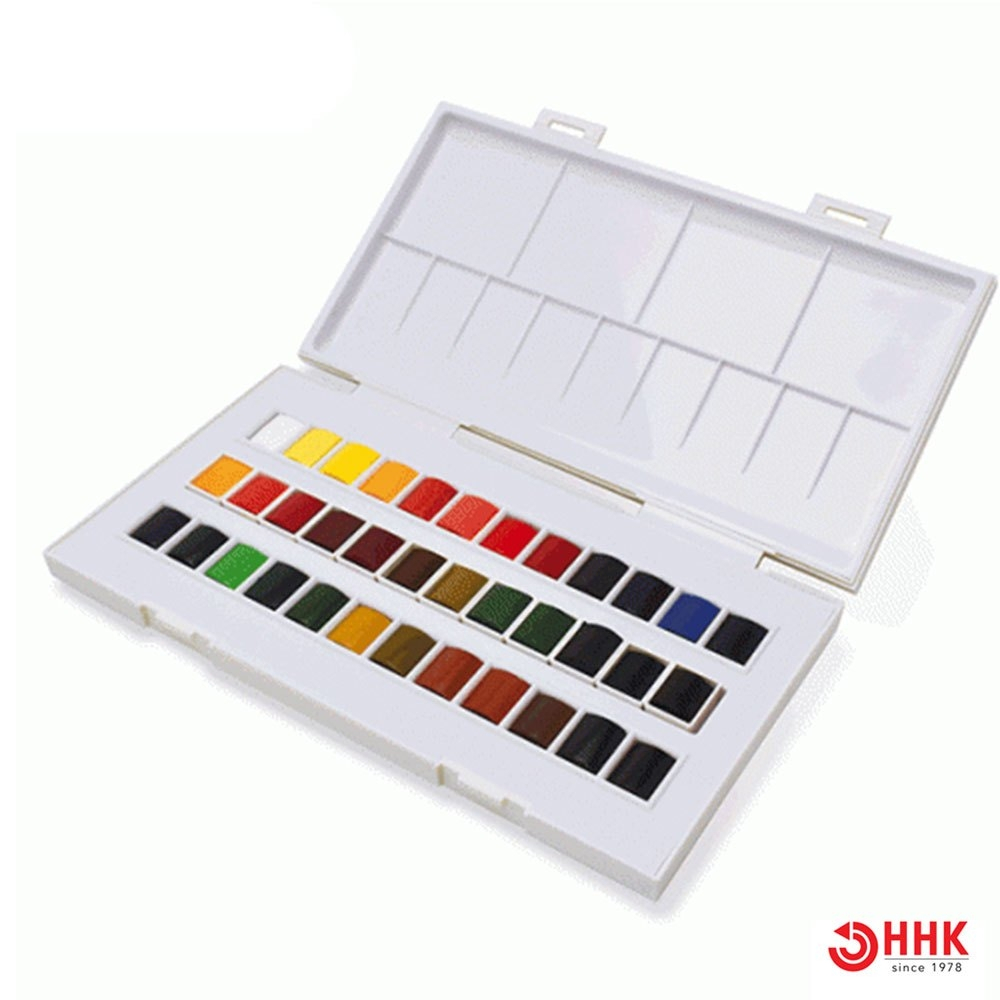 Sennelier(เซนเนลิเย่) ชุดสีน้ำก้อน Travel Box 36 สี รูปที่ 3