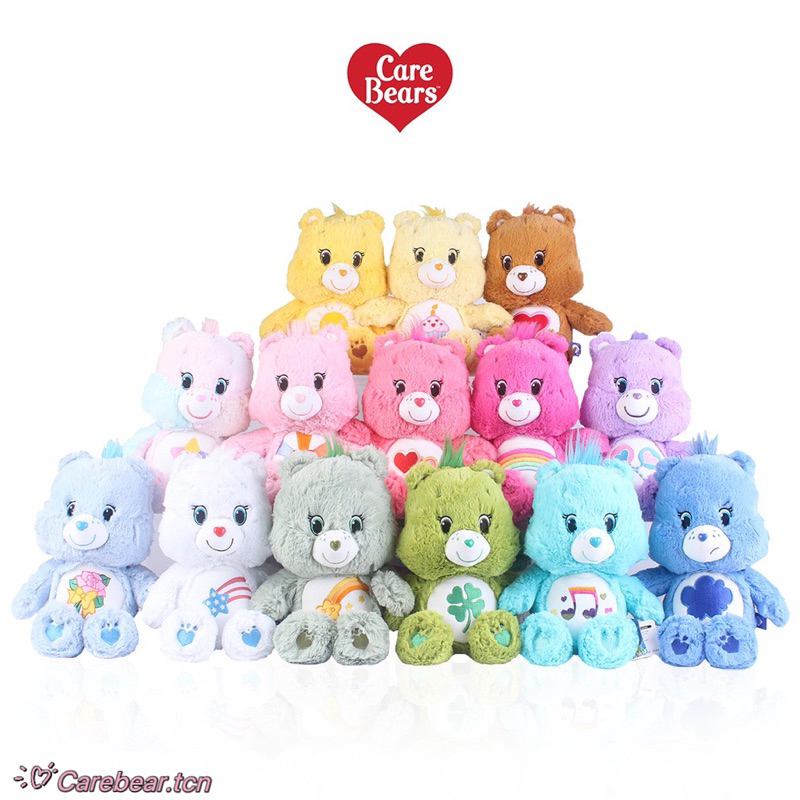 (พร้อมส่ง/ส่งด่วนถึงภายในวัน🛵💖)Care Bears 25 cm.และ 45 cm. ตุ๊กตาแคร์แบร์ลิขสิทธิ์แท้100%🐻