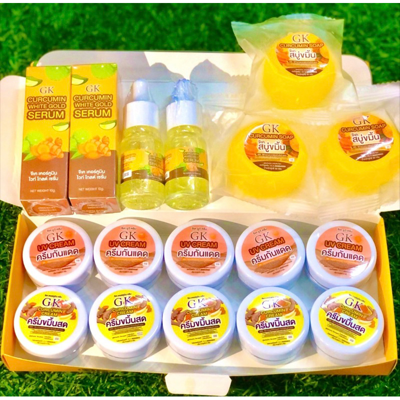ของเเท้ พร้อมส่ง ครีมขมิ้นสดGK หน้าใสไร้สิว ฝ้า ของเเท้100%