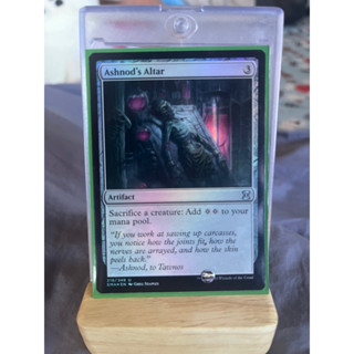 การ์ด MTG Ashnod’s Altar Foil Artifact Magic the gathering EDH รุ่น EMA สภาพ Ex-Nm