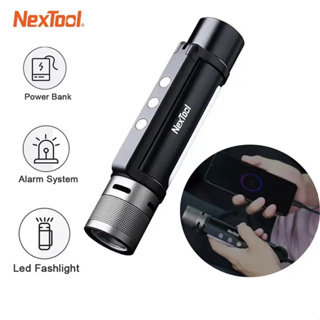 2023 NexTool กลางแจ้ง6 In 1ไฟฉาย LED Ultra Bright ไฟฉาย Waterproof Camping Night Light Zoomable แบบพกพาไฟฉุกเฉิน