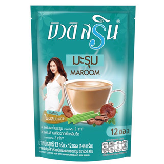 Beauti Srin กาแฟบิวติสริน สูตรผสมมะรุม 12 g 12 ซอง