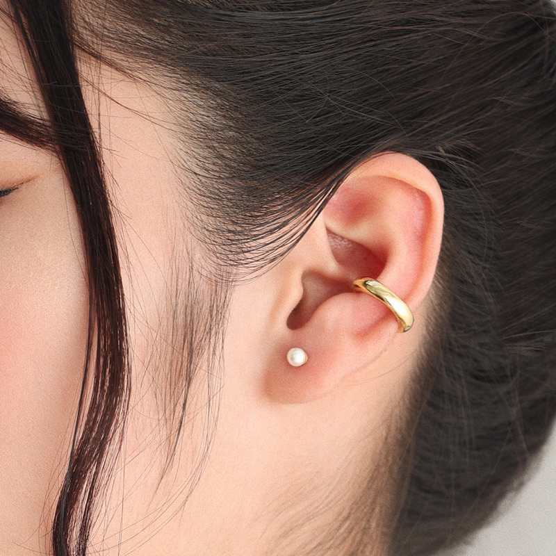 RINDA.STUDIO - RD Pearl stud 🐚 (4/7/10 mm)(ต่างหูก้าน) - รูปที่ 4