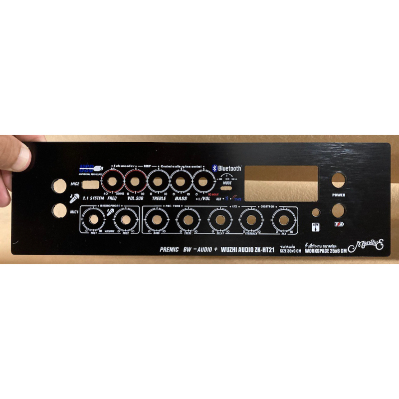 ชุดเพลทแอม HT21+ปรีไมค์ BW