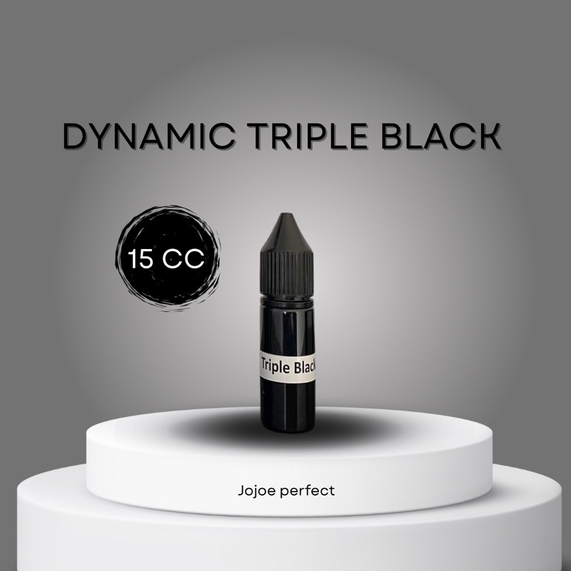 สีสัก Dynamic Triple Black (ขนาด 15 cc)