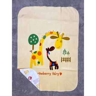 ผ้ารองกันฉี่ ขนาด50x70ซม. ผิวหน้านุ่ม อีกด้านพลาสติคกันน้ำ รุ่น LOVELY