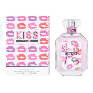 KISS น้ำหอมผู้หญิง 100ml กลิ่นน้ำหอมธรรมชาติ กลิ่นหอมสดชื่น และติดทนนนาน สีชมพูหรูหรา