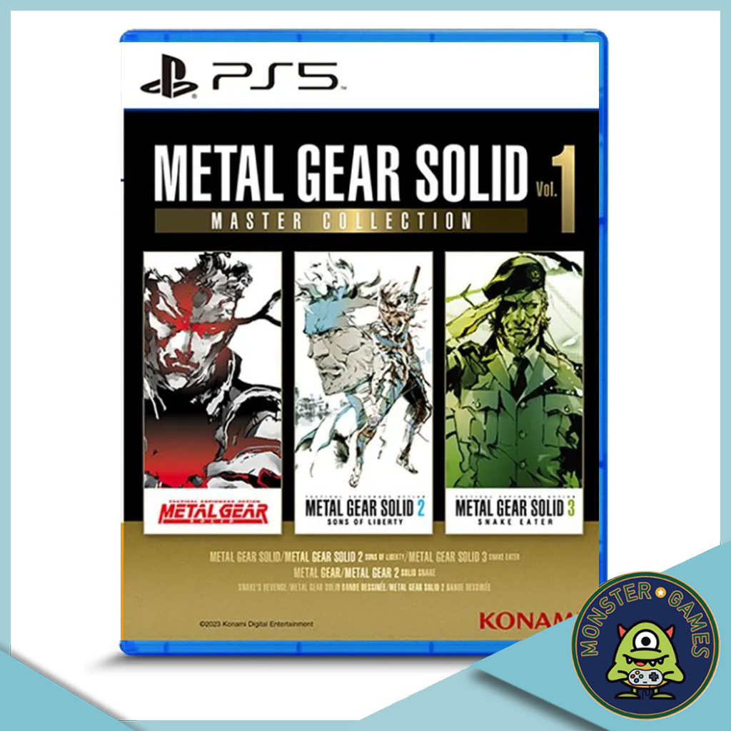 Metal Gear Solid Master Collection Vol.1 Ps5 Game แผ่นแท้มือ1!!!!! (MetalGear Solid Master Collectio