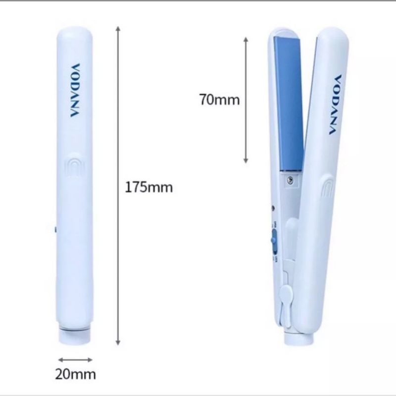 VODANA รุ่น Pocket Mini Flat Iron 360 ที่หนีบผมพกพา