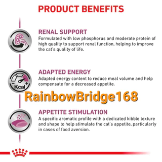 Royal Canin Renal 4kg / Renal Select 4kg / Early Renal 3.5kg Cat โรยัลคานิน อาหารแมวโรคไต ครบ 3 สูตร ถุง 3.5-4 กิโลกรัม