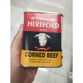 Hereford Corned Beef340g เนื้อโคบดปรุงสุก 349กรัม