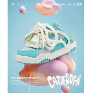 Cat &amp; Sofa Sneakers รุ่นเปิดส้น