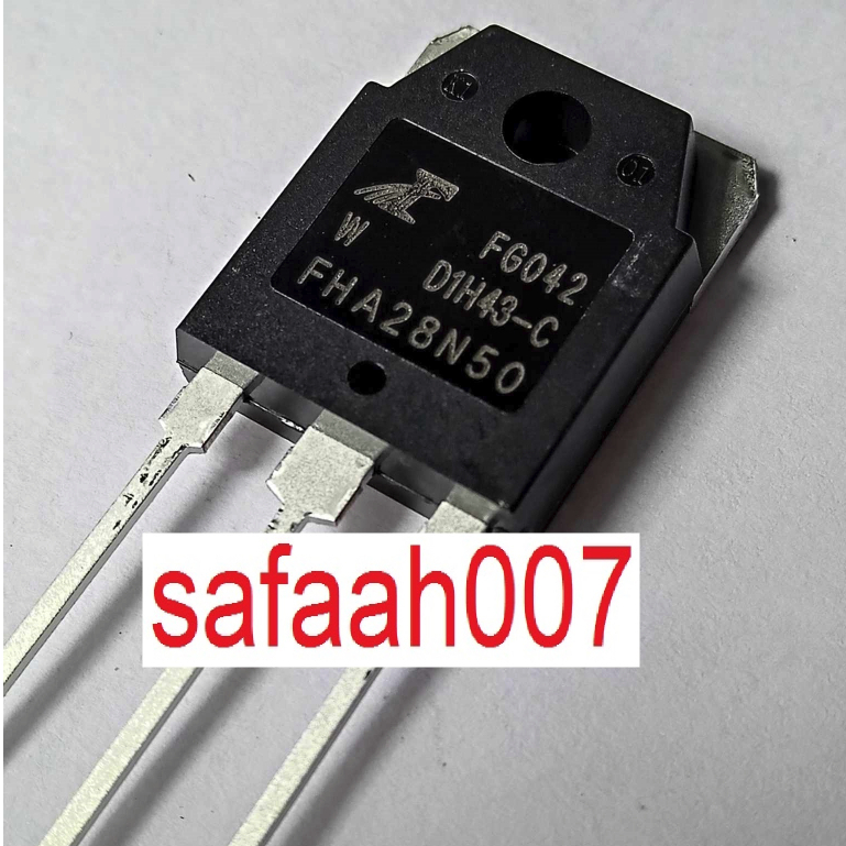 FHA28N50 มอสเฟต TO-3P ยี่ห้อ FH N-Channel Mosfet 500V 28A
