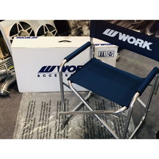 W-WORK Accessories 2023 W Work แท้ เก้าอี้สนามพับได้อลูมิเนียมแข็งแรง น้ำหนักเบา เก้าอี้แคมป์ปิ้ง