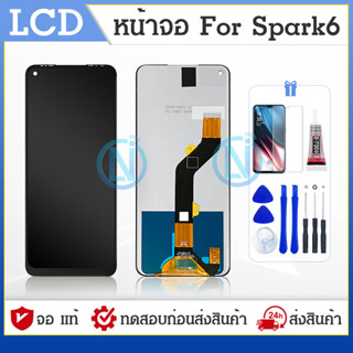 หน้าจอ TECNO Spark 6 จอ จอชุด จอ+ทัช จอTECNO จอSpark 6 LCD Display Touch TECNO Spark6