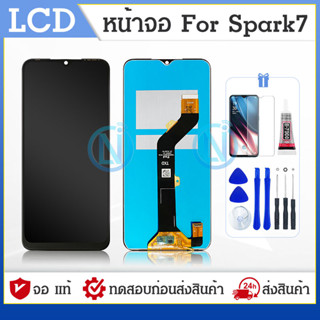 หน้าจอ LCD Display จอ + ทัช Tecno Spark 7 อะไหล่มือถือ จอพร้อมทัชสกรีน Tecno Spark7 แถมไขควง