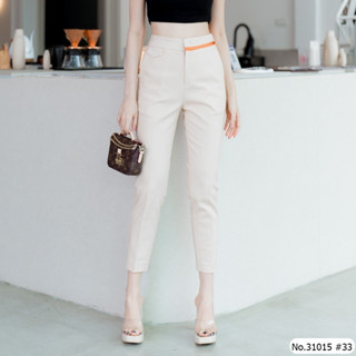 กางเกงทำงานVertier : No.31015 กางเกงขายาว 9ส่วน | Cropped Pants