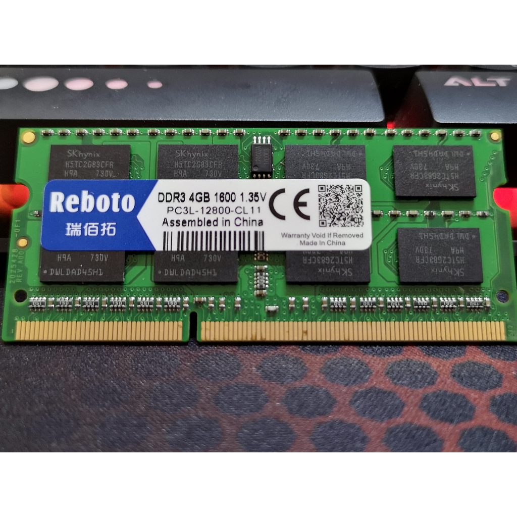 ขาย Ram Notebook Reboto DDR3 4G Bus 1600 MHz