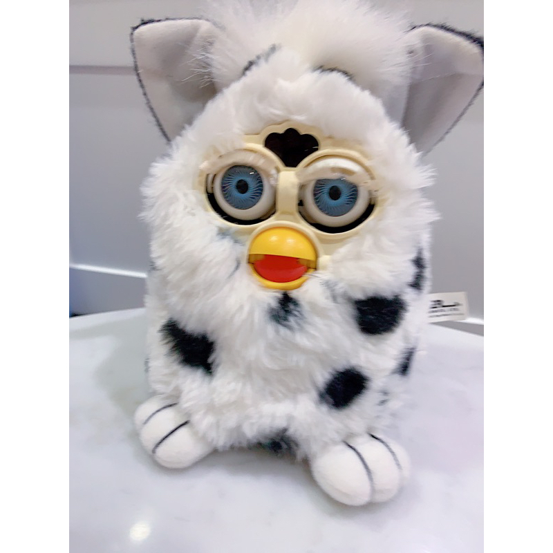 Furby 1998 เฟอร์บี้ รางถ่านสวย ป้ายห้อยเครื่องติด/เครื่องไม่ติด **รางถ่านสวย**