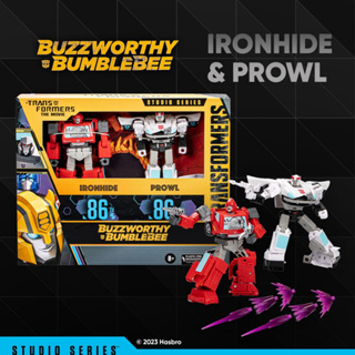 Transformers Buzzworthy Bumblebee 86-BB Ironhide &amp; Prowl 2-Pack