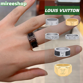 🍒หลุยส์วิตตอง Louis Vuitton เซ็ตแหวน LV Instinct 2 วง Jewelry