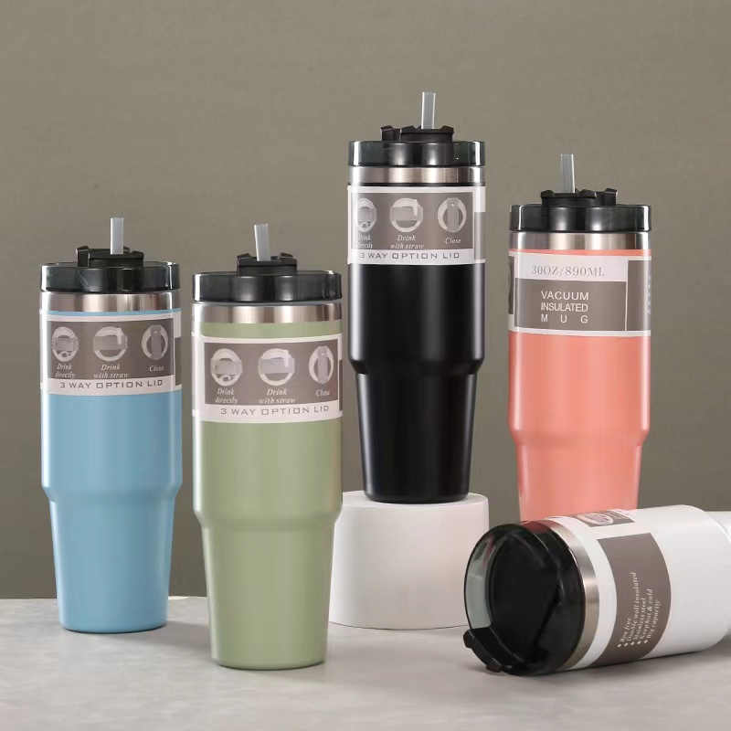 แก้วน้ำเยติกเก็บความเย็น 890ML สเตนเลส304