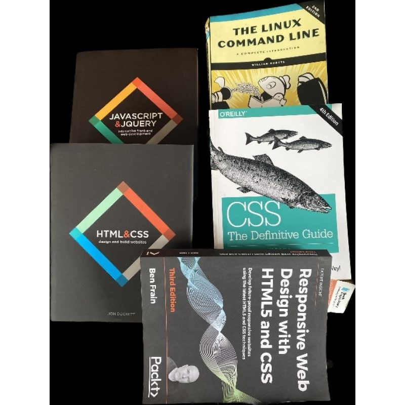 หนังสือ​โปรแกรม Java, html&css