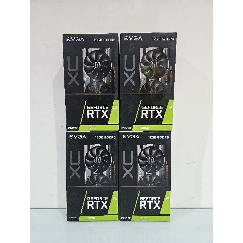 EVGA GeForce RTX 3060 XC BLACK GAMING, 12G-P5-3655-RX, 12GB GDDR6, Dual-Fan (มือสอง) ประกันนอก 2ปี