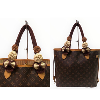 หูถักกระเป๋า  LV neverfull, Coach เแฮด์เมด สวย แน่น