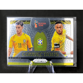 การ์ดบอล Connection เนย์มาร์  คูตินโญ่ 2018 Panini Prizm World Cup Philippe Coutinho - Neymar Jr Connections C-3