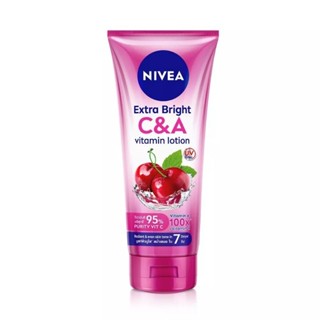 NIVEA Extra Bright C and A Vitamin Lotion 320 ml. นีเวีย เอ็กซ์ตร้า ไบรท์ ซี แอนด์ เอ วิตามิน โลชั่น 320 มล. (สีม่วง)