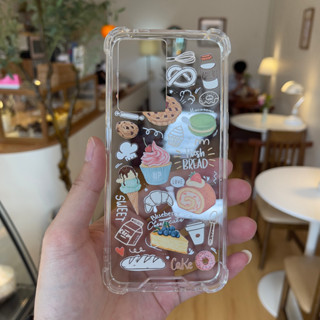 เคสใส ขนมหวาน คัพเค้ก พาย ไอศครีม มาการอง โดนัท รุ่น Samsung A ซัมซุง สินค้าใหม่ เคสมือถือ มินิมอล แบบใหม่