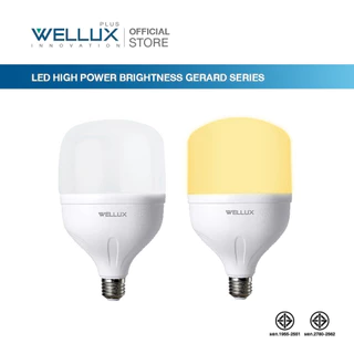 WELLUX หลอดไฟไฮเพาเวอร์กำลังวัตต์สูง 25W 35W 45W 55W 65W แสงขาว LED HIGH POWER GERARD SERIES ขั้วE27