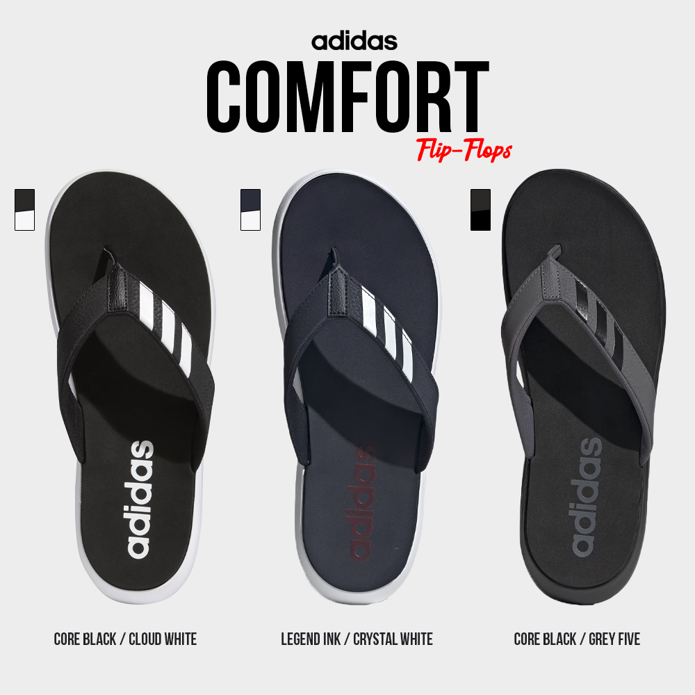 Adidas Collection อาดิดาส รองเท้าแตะ รองเท้าแฟชั่น สำหรับผู้ชาย SPF Comfort Flip Flop EG2069 / GZ5943 / FY8654 (1100)