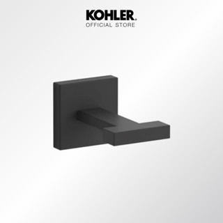 KOHLER Square robe hook ขอแขวนผ้า รุ่นสแควร์ สีดำด้าน K-23290X-BL