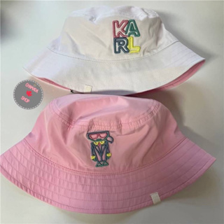 Karl Lagerfeld Bucket Hat💗🤍แท้💯