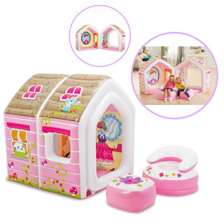 Intex Princess play house บ้านเป่าลม บ้านเป่าลมเจ้าหญิง พร้อมเก้าอี้ 48635