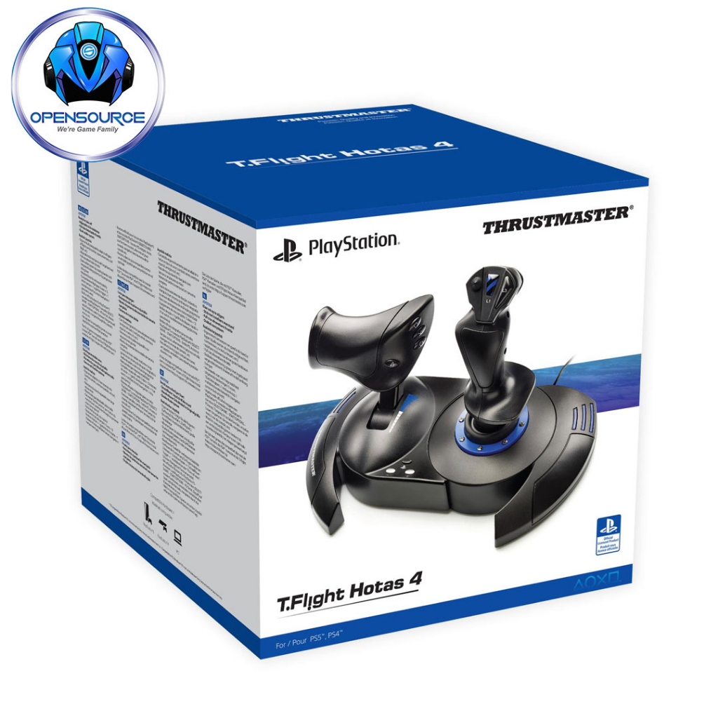 [พร้อมบินครับ ซื้อACE OF COMBAT เพิ่มลดอีก]Thrustmaster:จอยขับเครื่องบิน T.Flight Hotas 4 รองรับทั้ง PS5, PS4 และ Window