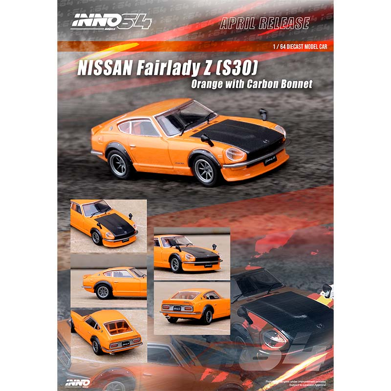 INNO64 Nissan Fairlady 240Z Orange