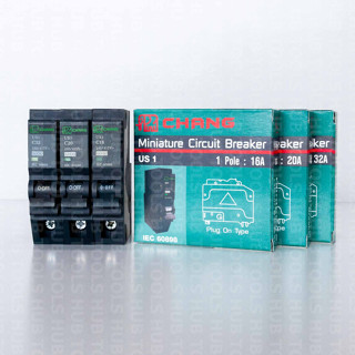 CHANG เซอร์กิต เบรคเกอร์ 1Pole 16A /20A/ 32A  6kA 240/415V # Circuit Breaker