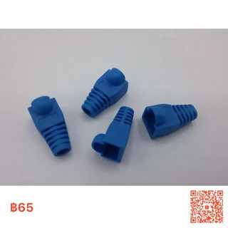 ปลั๊กบูทส์ Plug Boot ปลอกสวม RJ45 สีฟ้า