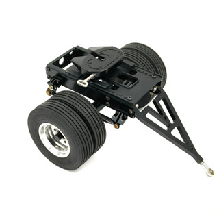 Lesu Parts Metal Trailer Dolly Spare Parts For 1/14 Rc Tamiya Tractor Truck Electric Car Dumper