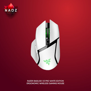 RAZER Basilisk V3 Pro White Edition - Ergonomic Wireless Gaming Mouse