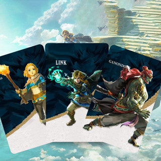 ใช้ได้ทุกภาค Zelda Totk Amiibo card แบบสั่งทีละใบ เลือกตัวได้ Zelda amiibo การ์ด Zelda Tears of the Kingdom amiibo