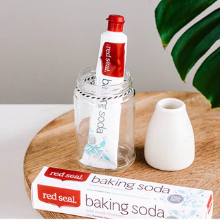 Red seal ยาสีฟัน Baking Soda ขจัดคราบเหลือง เผยฟันขาวสดใส ลมหายใจสดชื่น