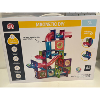 Magnetic Diy แม่เหล็กแผ่น แบบท่อ ลูกบอล มีไฟ Led