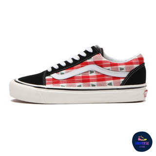 [ของแท้ ส่งฟรี จากไทย] VANS OLD SKOOL 36 DX - ANAHEIM FACTORY OG PLAID RED