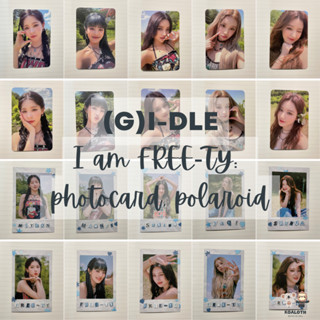 (G)I-DLE world tour I am free-ty การ์ด โพลารอยด์